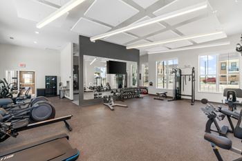 24/7 Gym with strength & cardio equipment